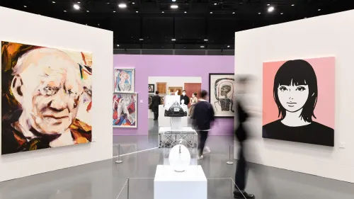 SBIアートオークション下見会展示風景